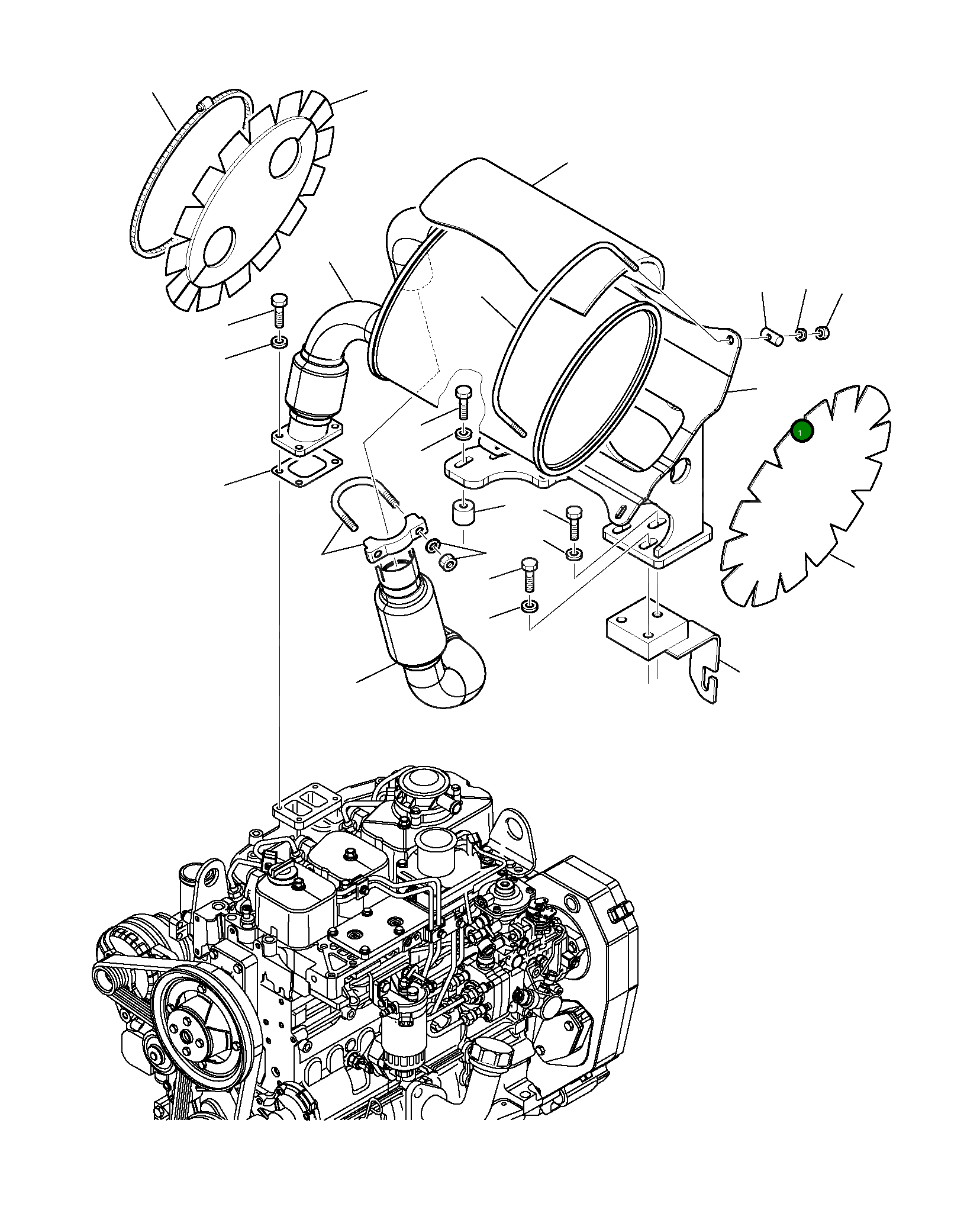 Кронштейн 42N-02-11361 Komatsu