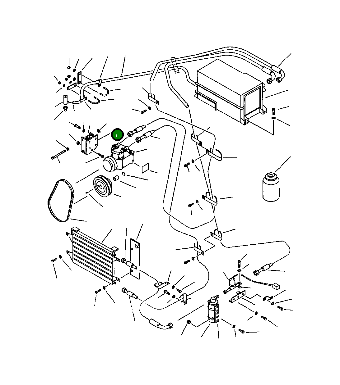 Кронштейн 562-07-13110 Komatsu