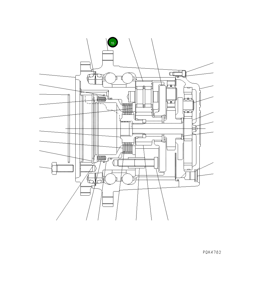Корпус 21P-27-K1560 Komatsu