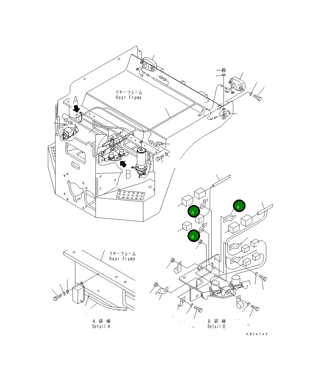 Клипса 258-20-56150 Komatsu