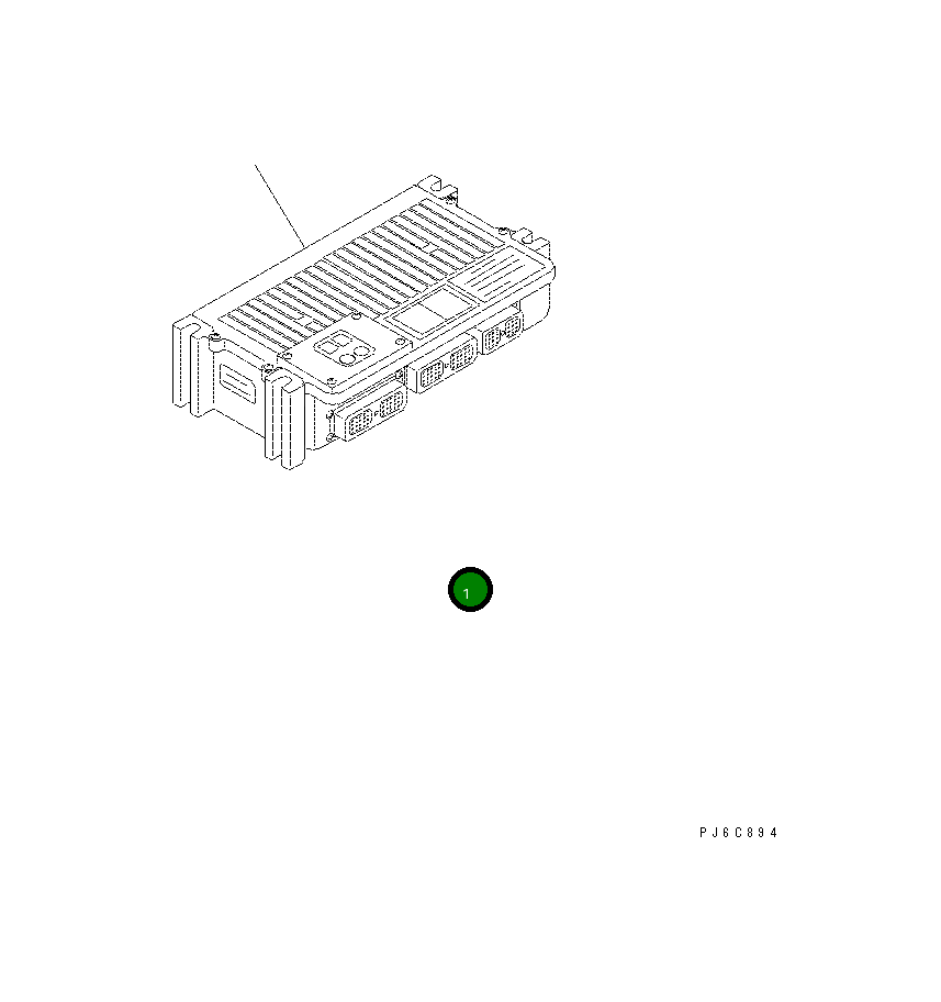 Контроллер 7872-20-7500 Komatsu