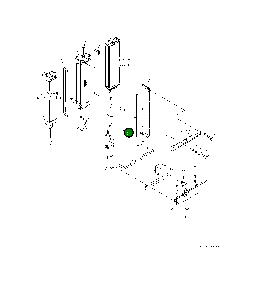 Лист 203-03-71640 Komatsu