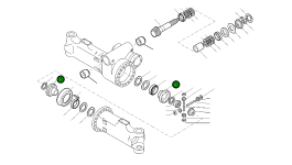 Коническая шестерня с дифференциалом 20J-23-11380 Komatsu