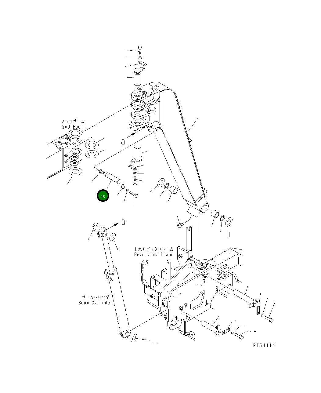 Палец 21U-70-31181 Komatsu