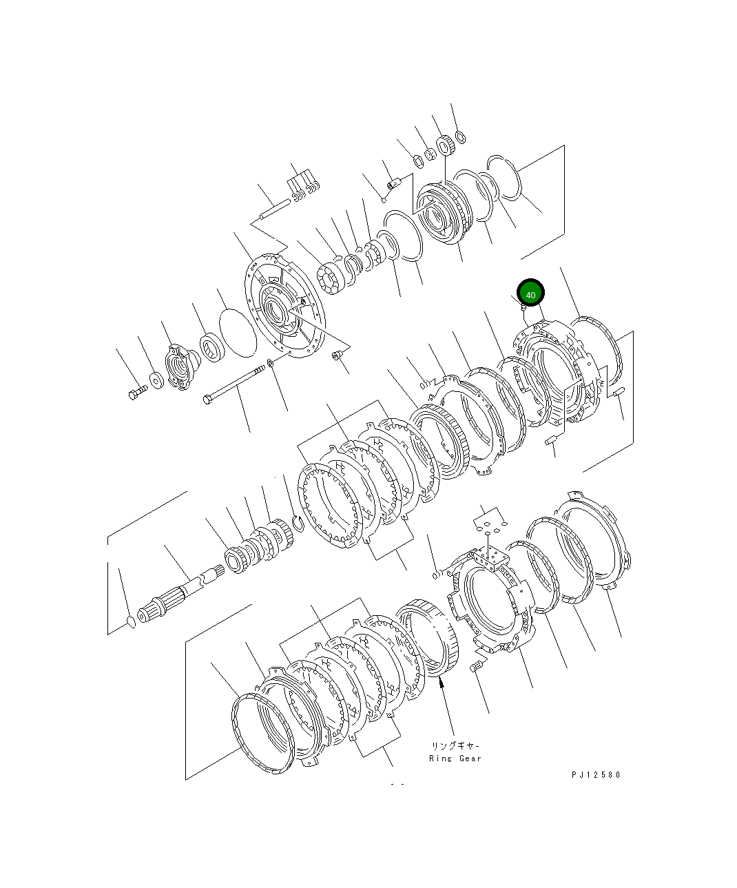 Корпус 154-15-41160 Komatsu