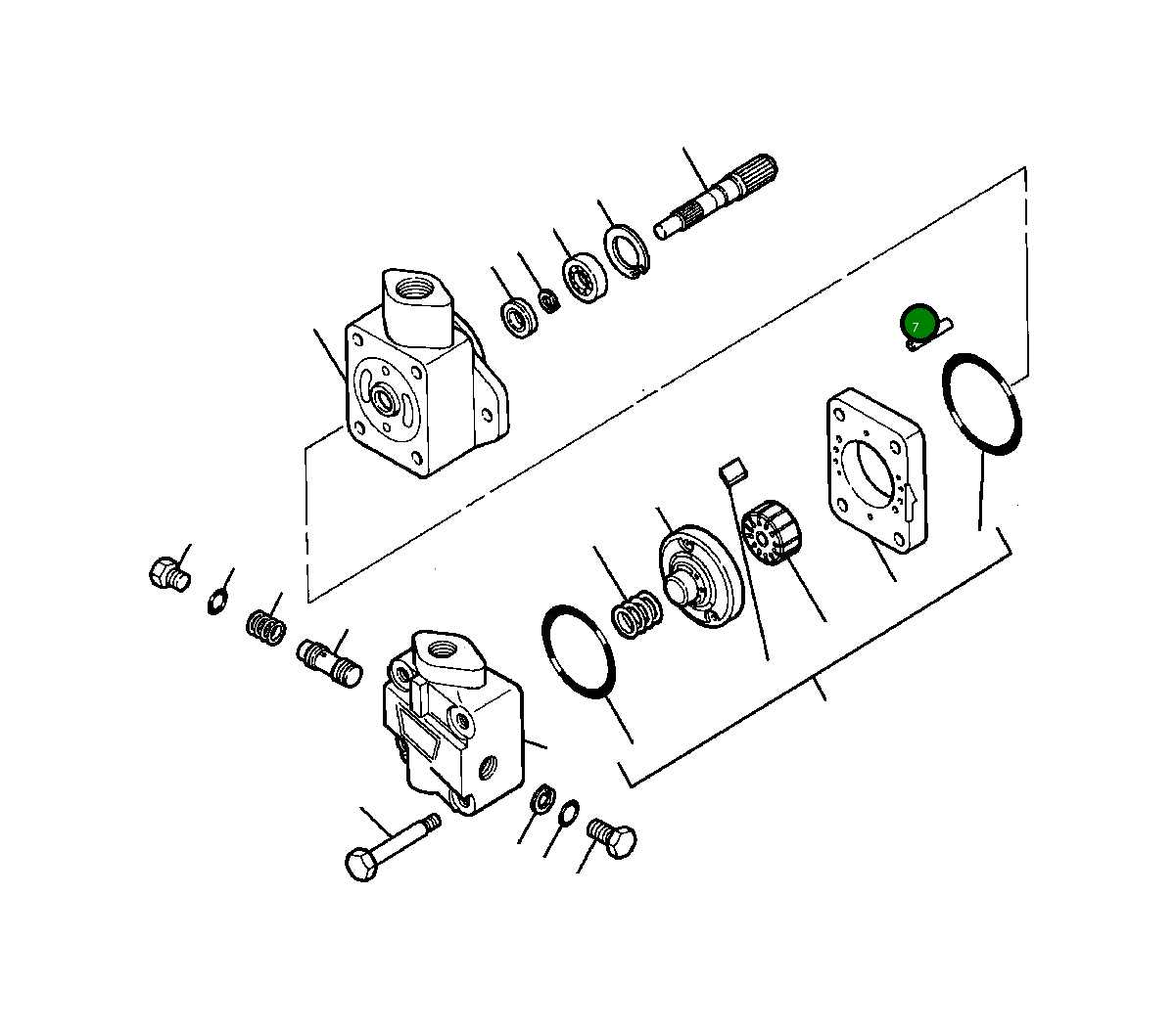 Палец 22 343 R1 Komatsu