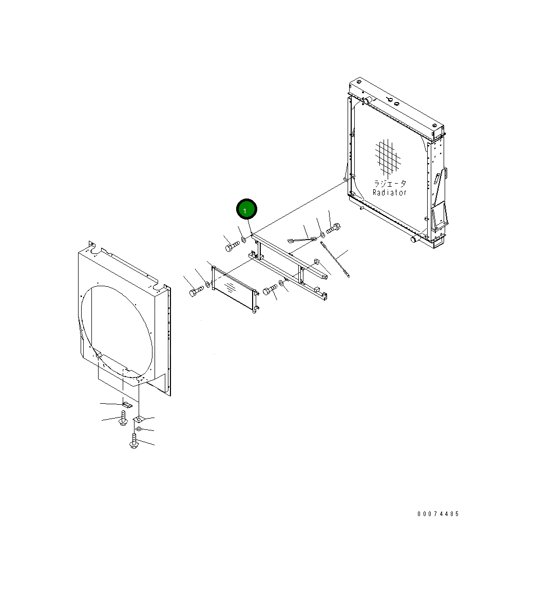 Кронштейн 428-03-21311 Komatsu