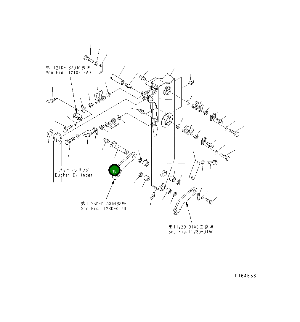 Палец 21U-957-3310 Komatsu