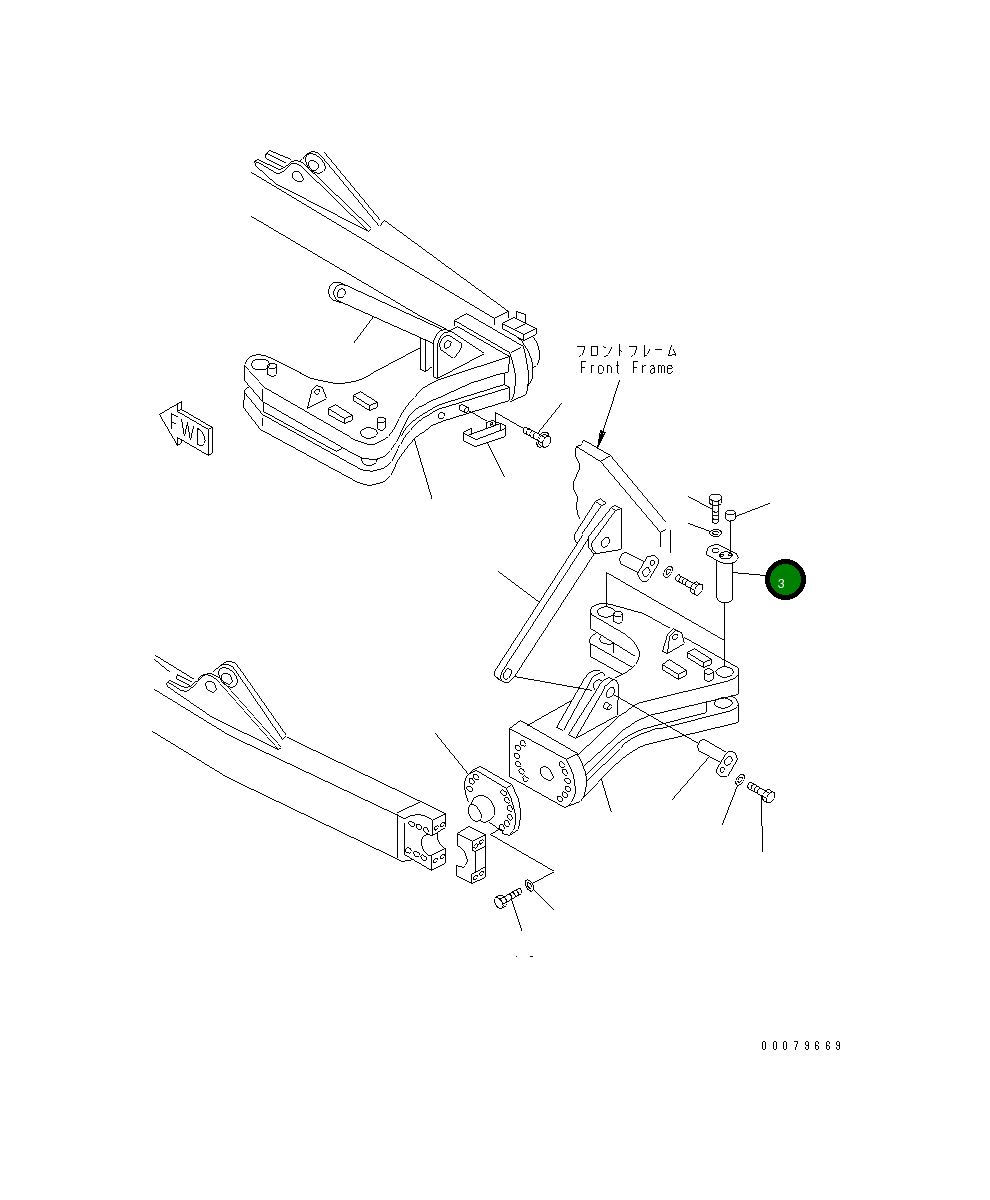 Палец 427-N42-1151 Komatsu