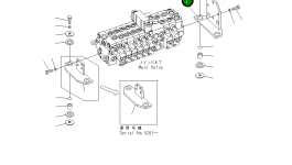 Кронштейн 22M-60-22111 Komatsu