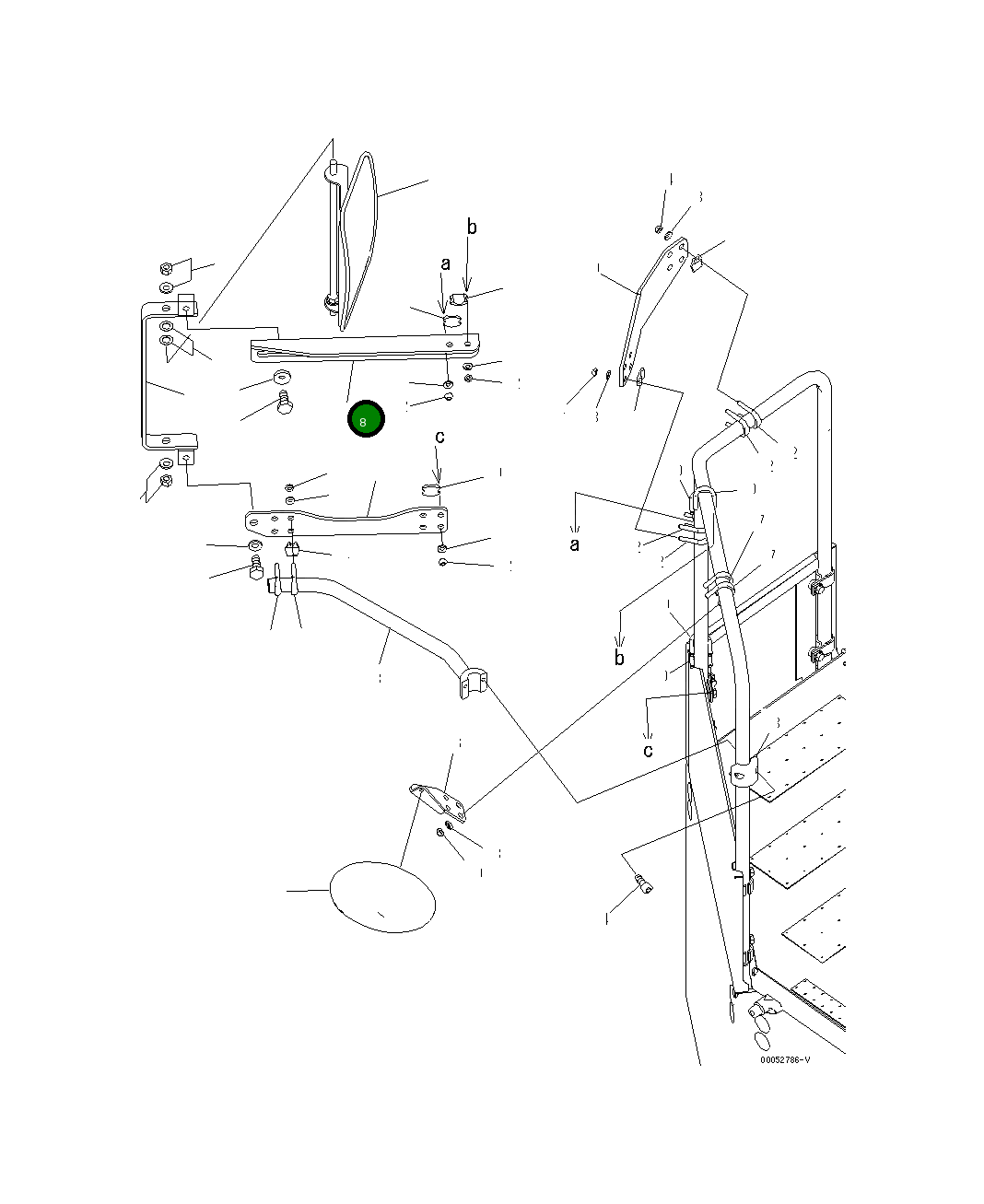Кронштейн 21T-53-31841 Komatsu