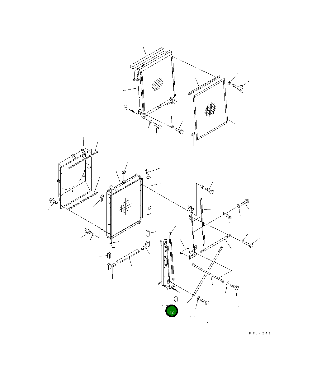 Кронштейн 20Y-03-21163 Komatsu