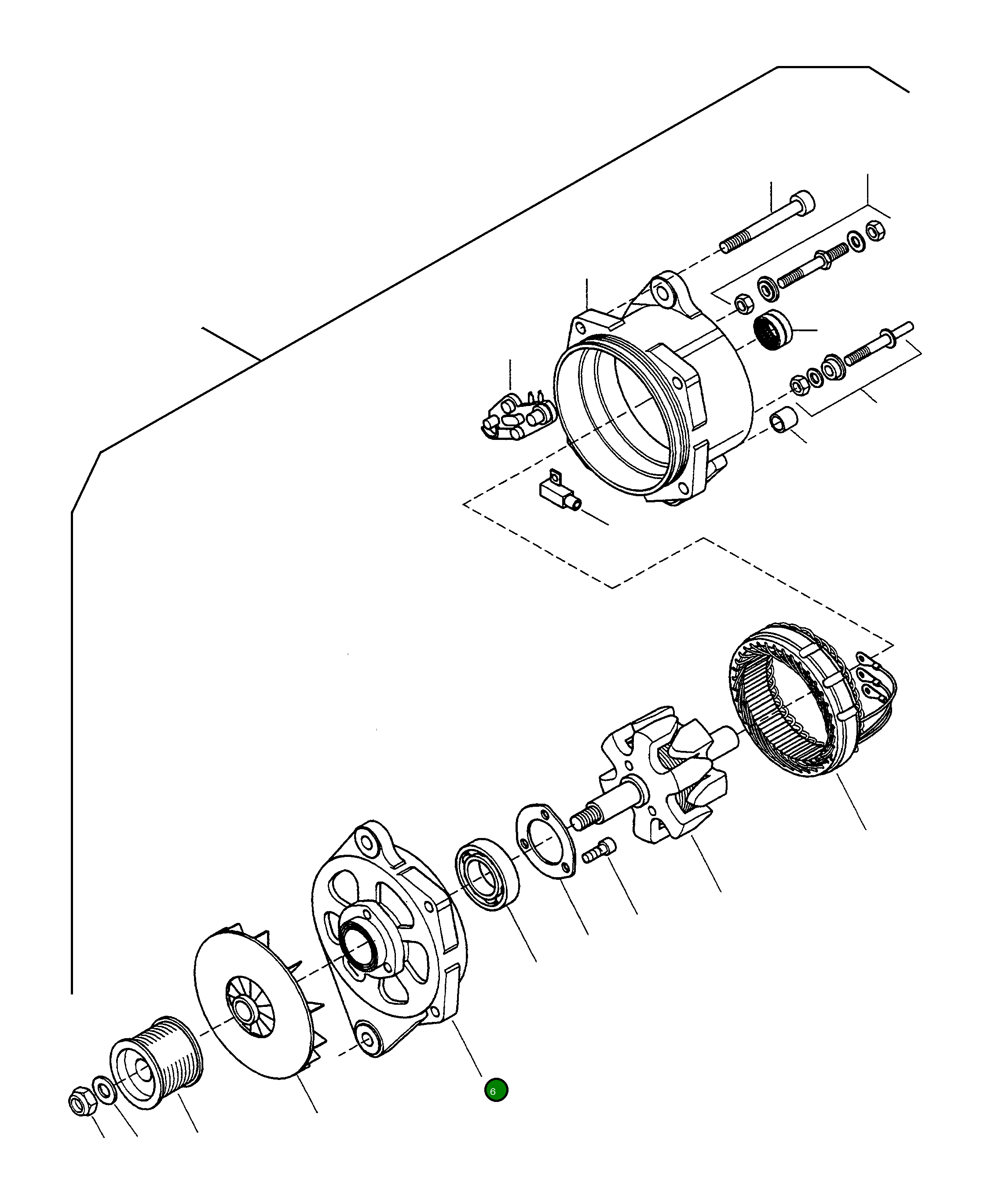 Корпус 419-821-HP06 Komatsu
