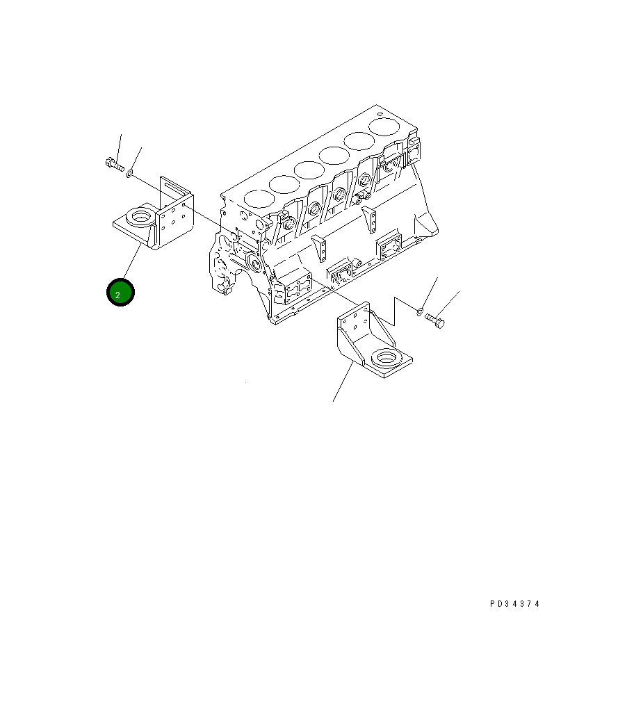 Кронштейн 417-01-21111 Komatsu