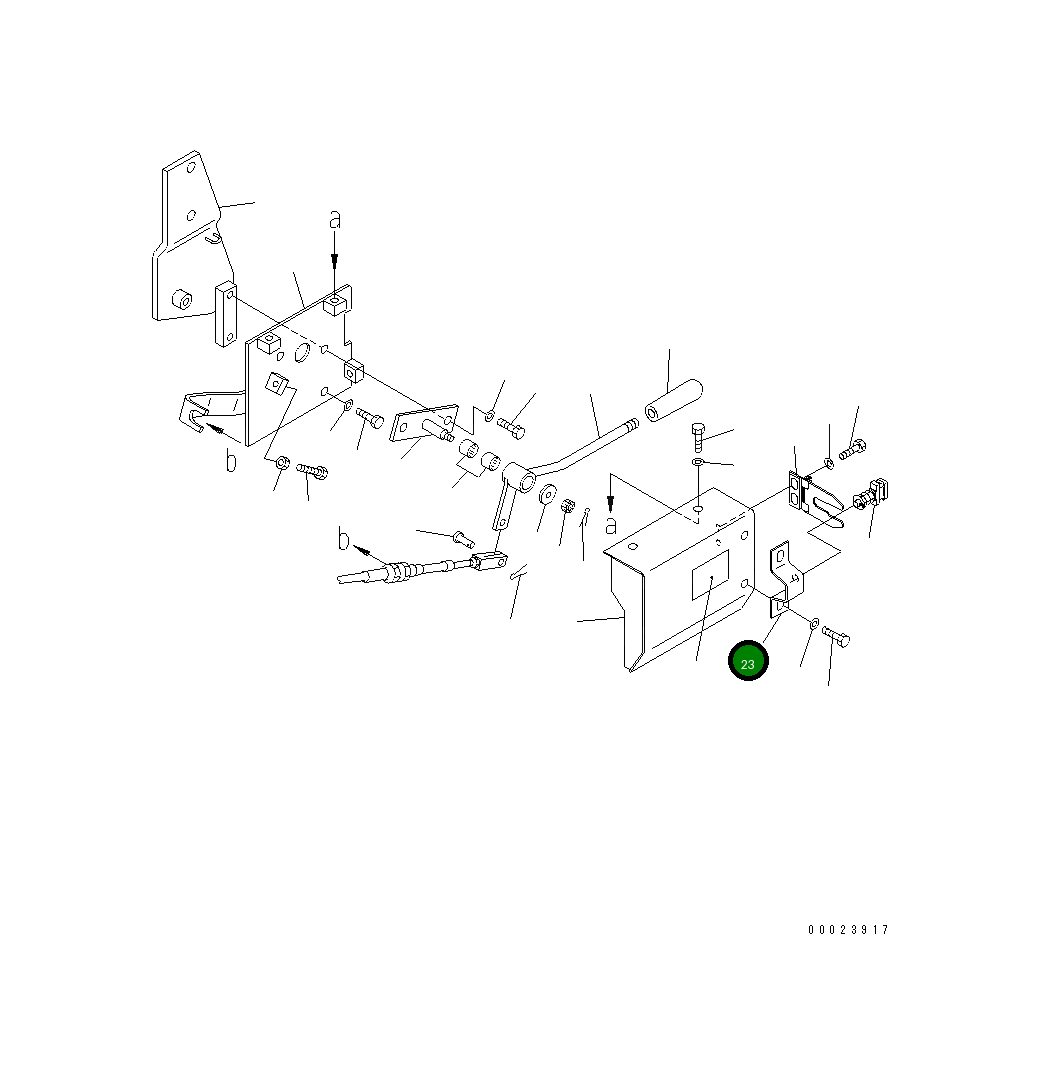Кронштейн 12G-X54-3510 Komatsu