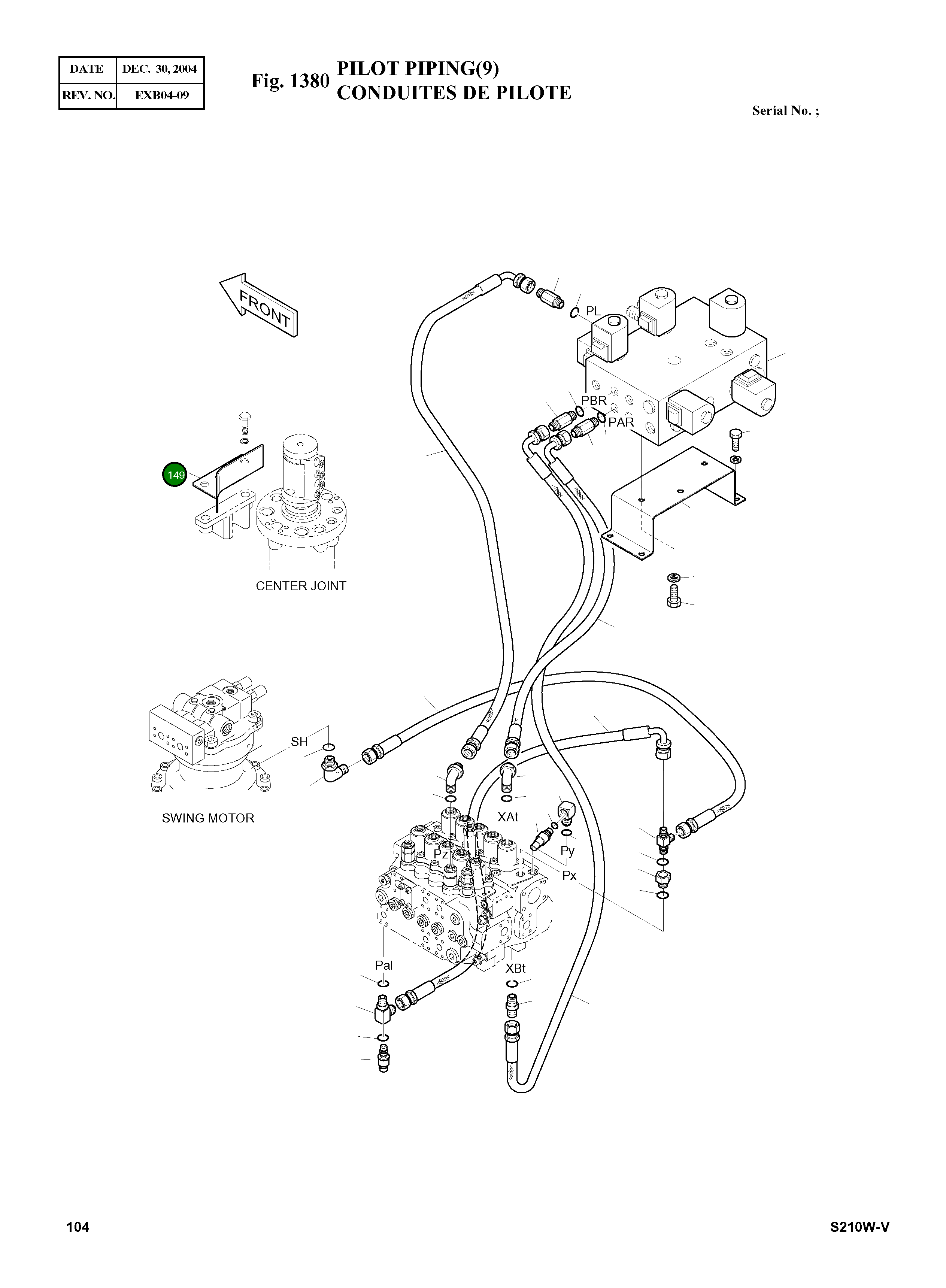Кронштейн 195-01991 Komatsu