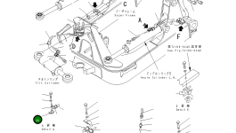 Кронштейн 11Y-62-15870 Komatsu