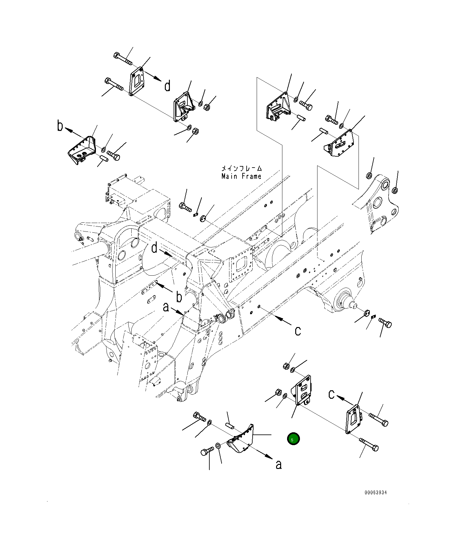 Кронштейн 561-46-82512 Komatsu