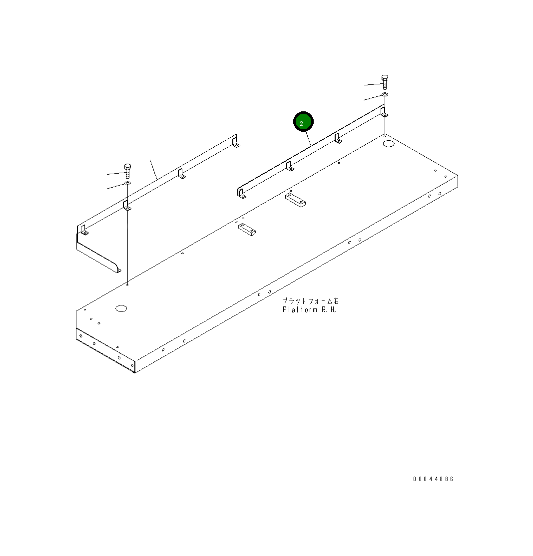 Кронштейн 569-54-88540 Komatsu