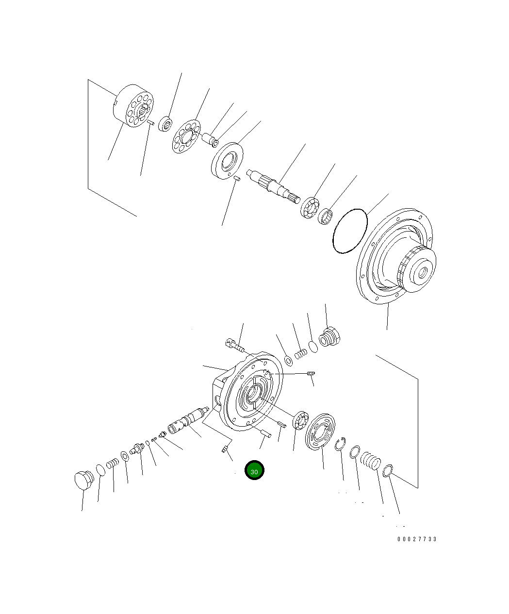 Палец 20W-60-12780 Komatsu