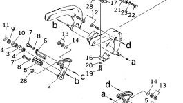 Кронштейн 23D-735-3140 Komatsu
