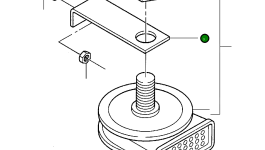 Кронштейн 67 890 Komatsu