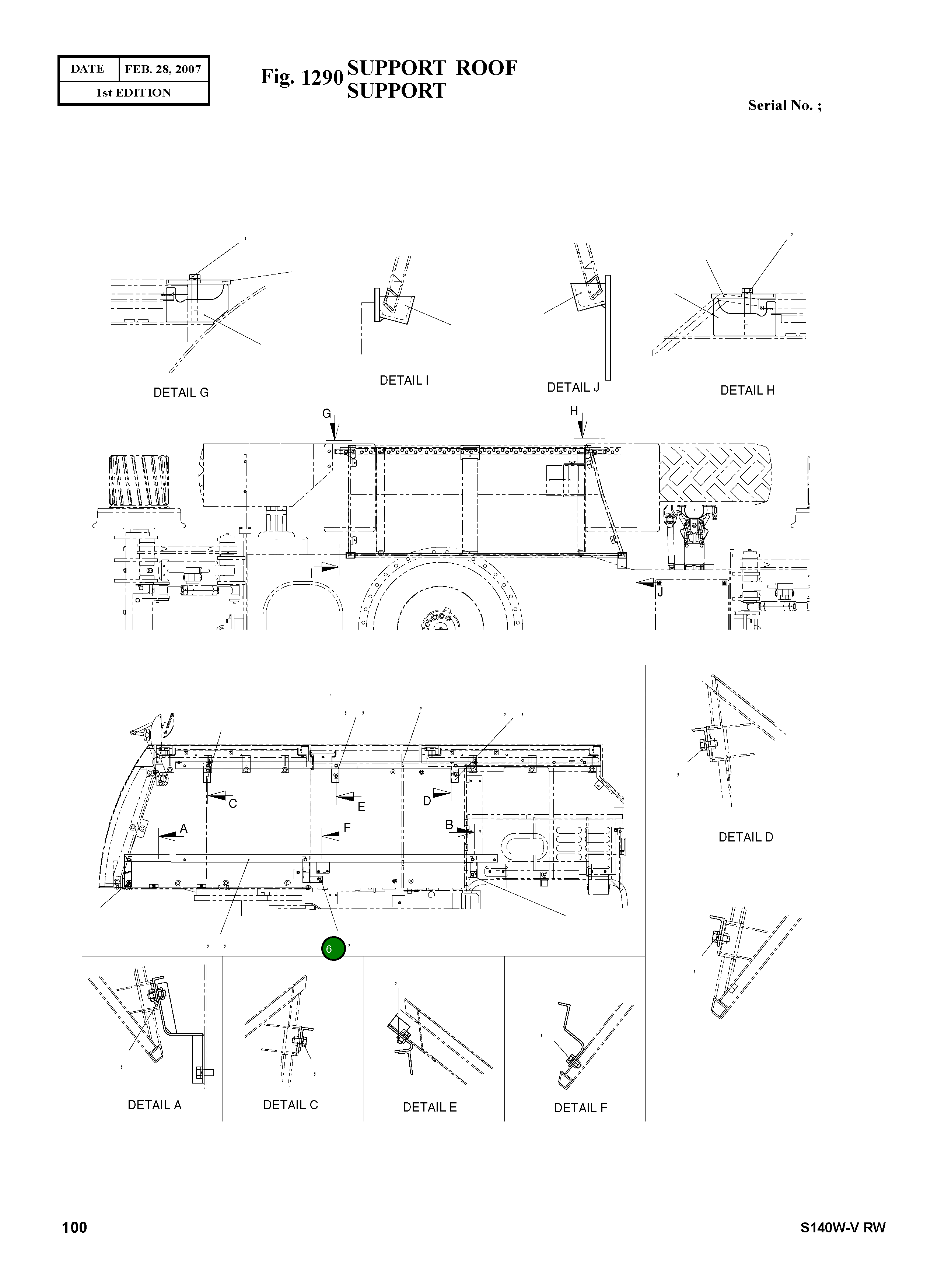 Опора 9195-1335A Komatsu