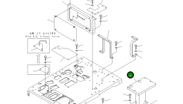 Кронштейн 23D-57-32110 Komatsu