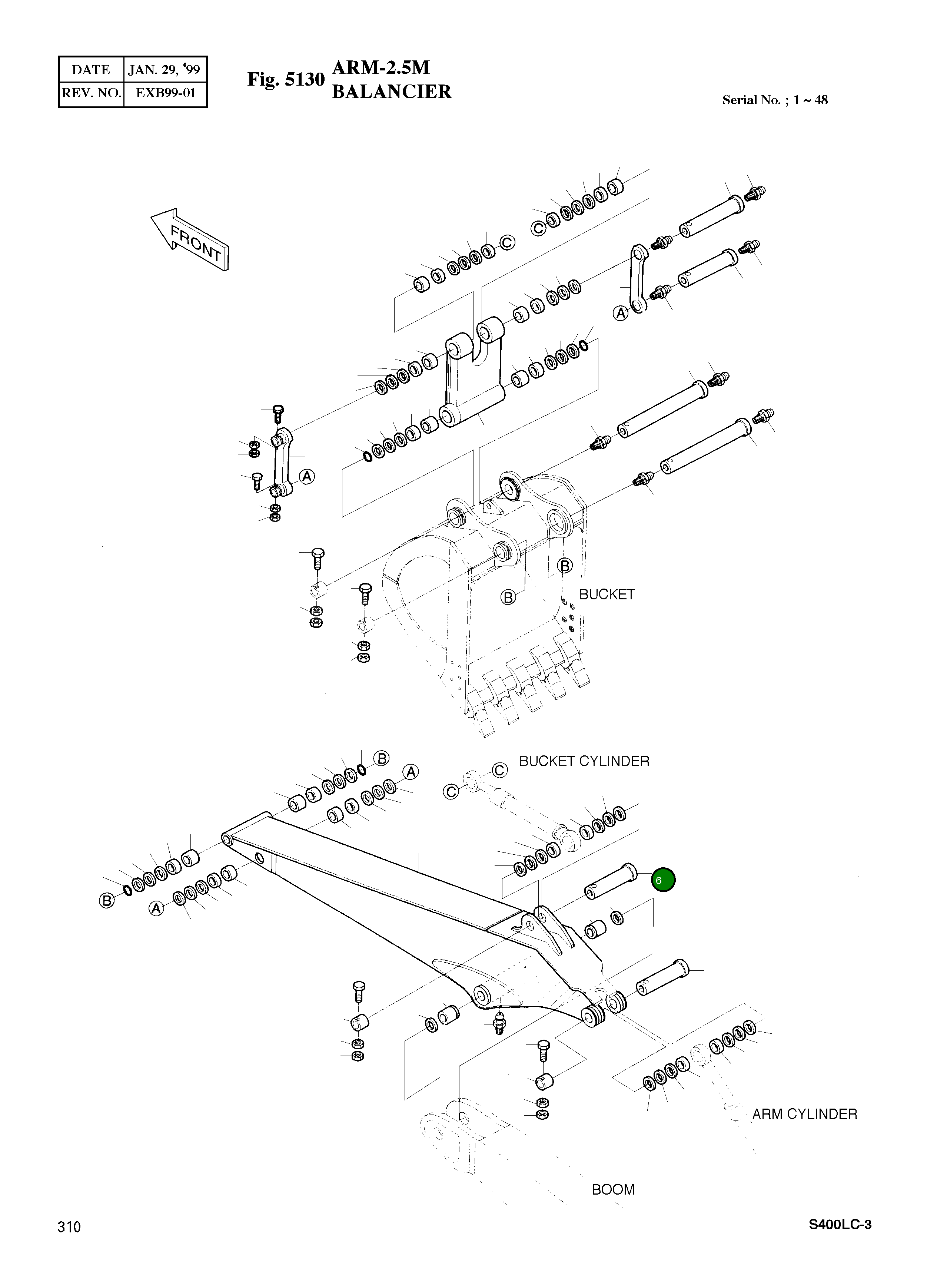 Палец 2123-4195 Komatsu