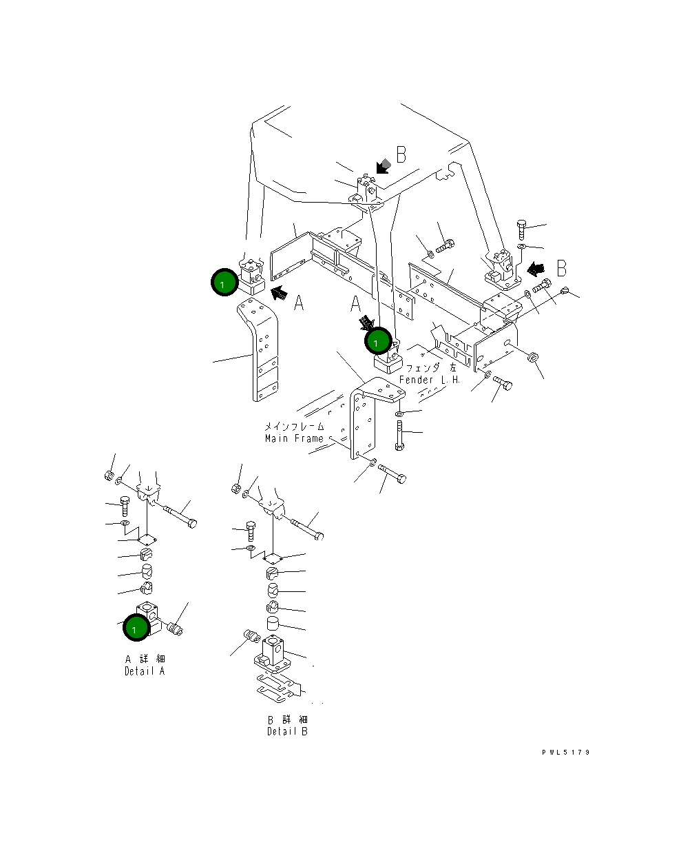 Кронштейн 154-978-3151 Komatsu
