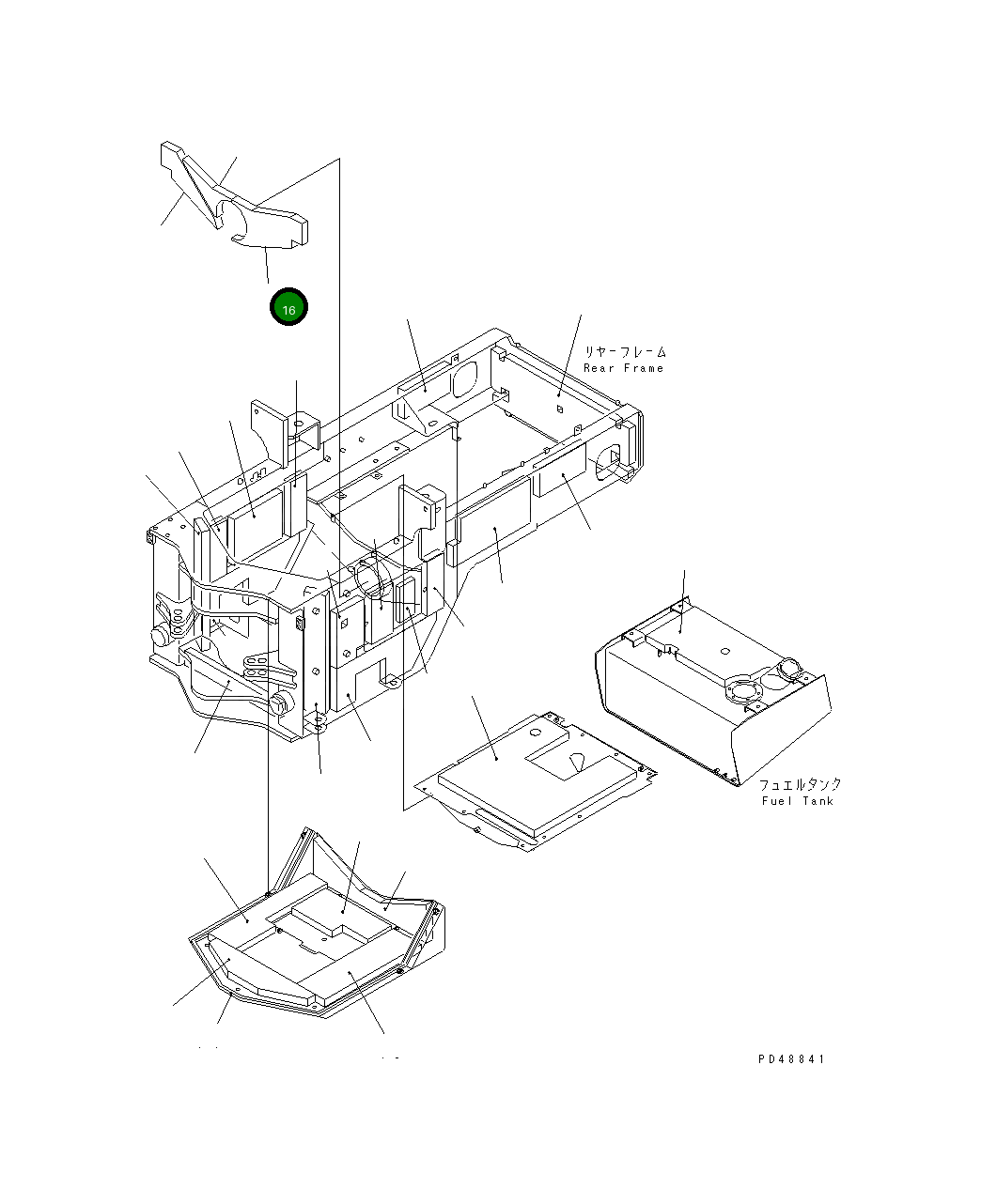 Лист 416-S06-2650 Komatsu