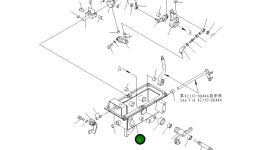 Кронштейн 14X-43-22850 Komatsu