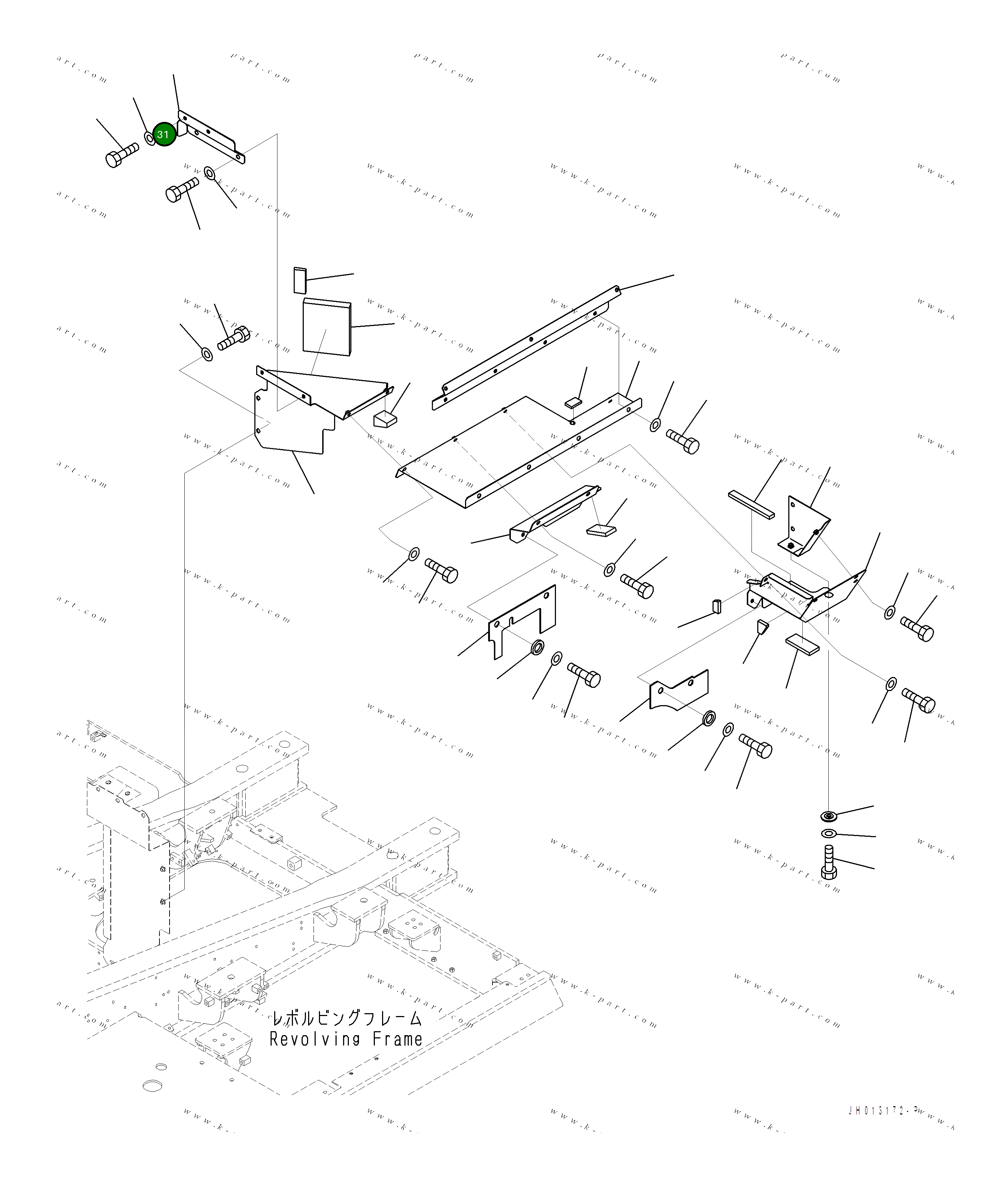 Лист 2A7-54-12240 Komatsu