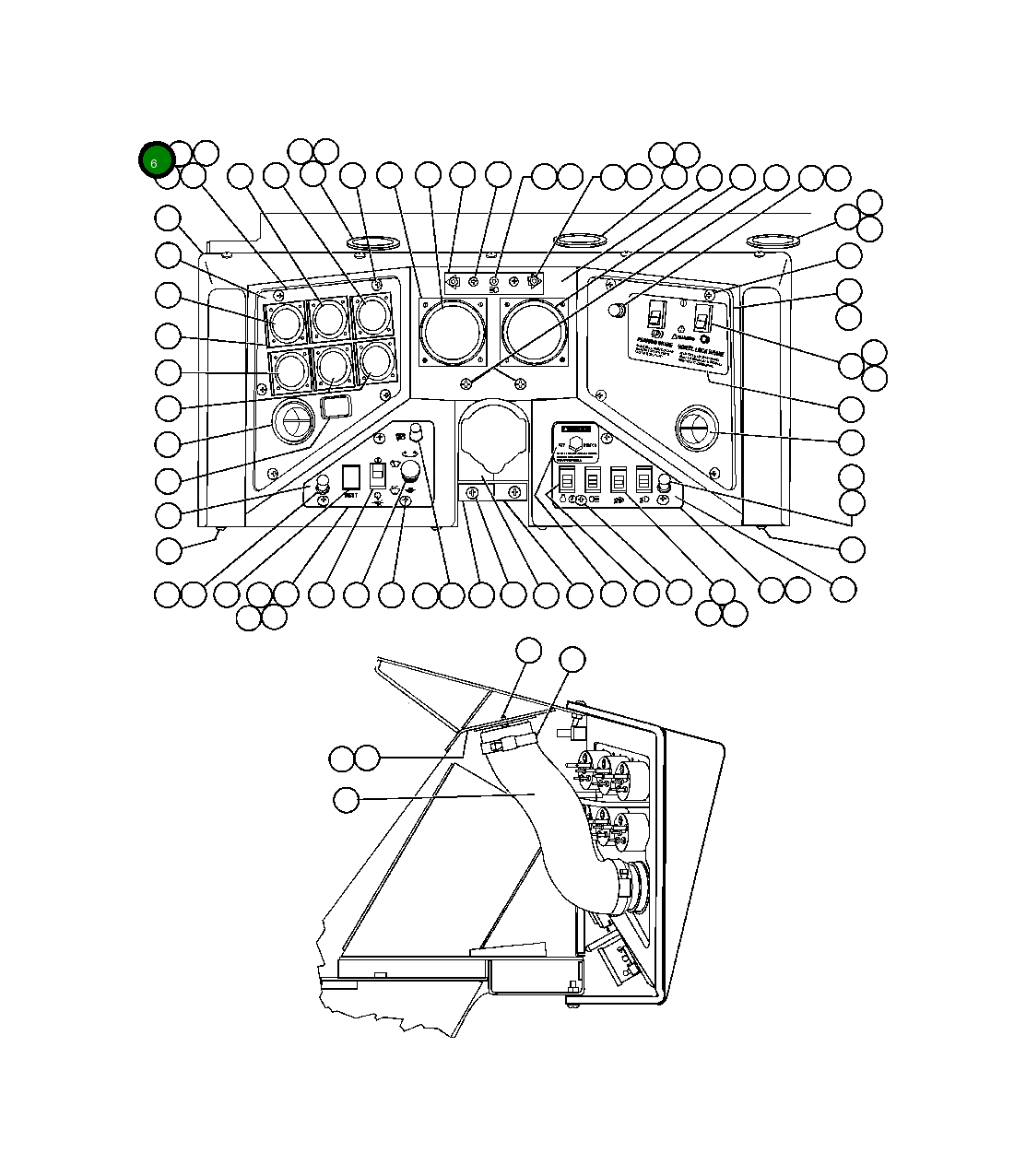 Лампа VZ5080 Komatsu