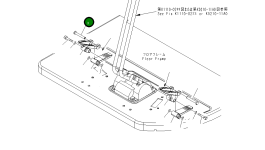 Палец 22M-43-22280 Komatsu