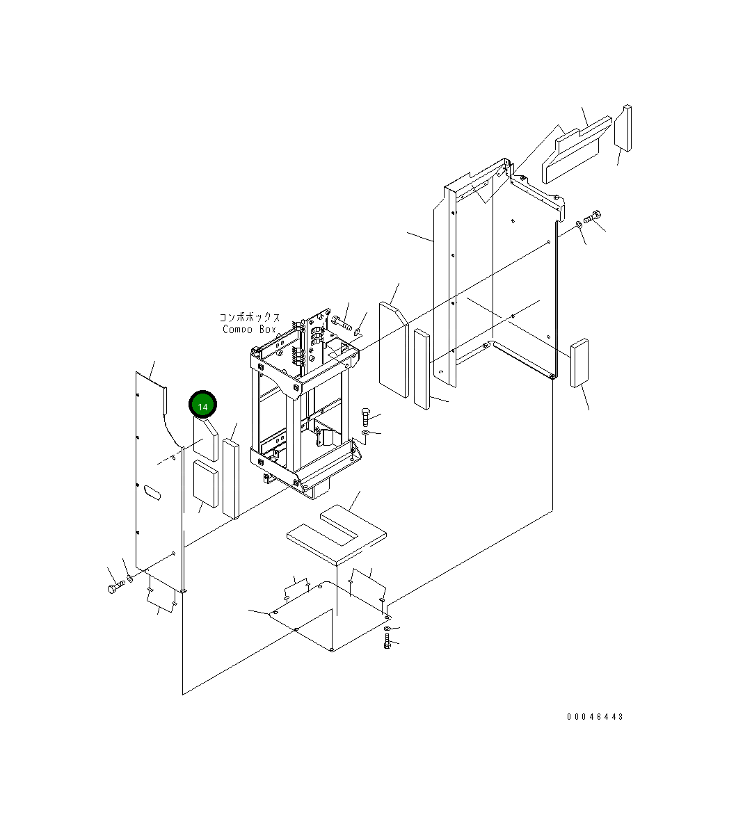Лист 425-Z90-3630 Komatsu