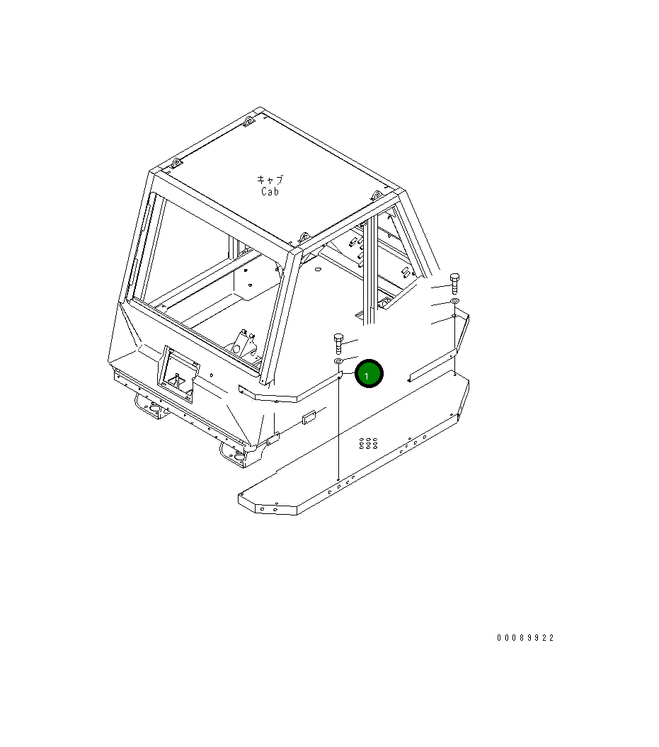 Кронштейн 569-54-82522 Komatsu