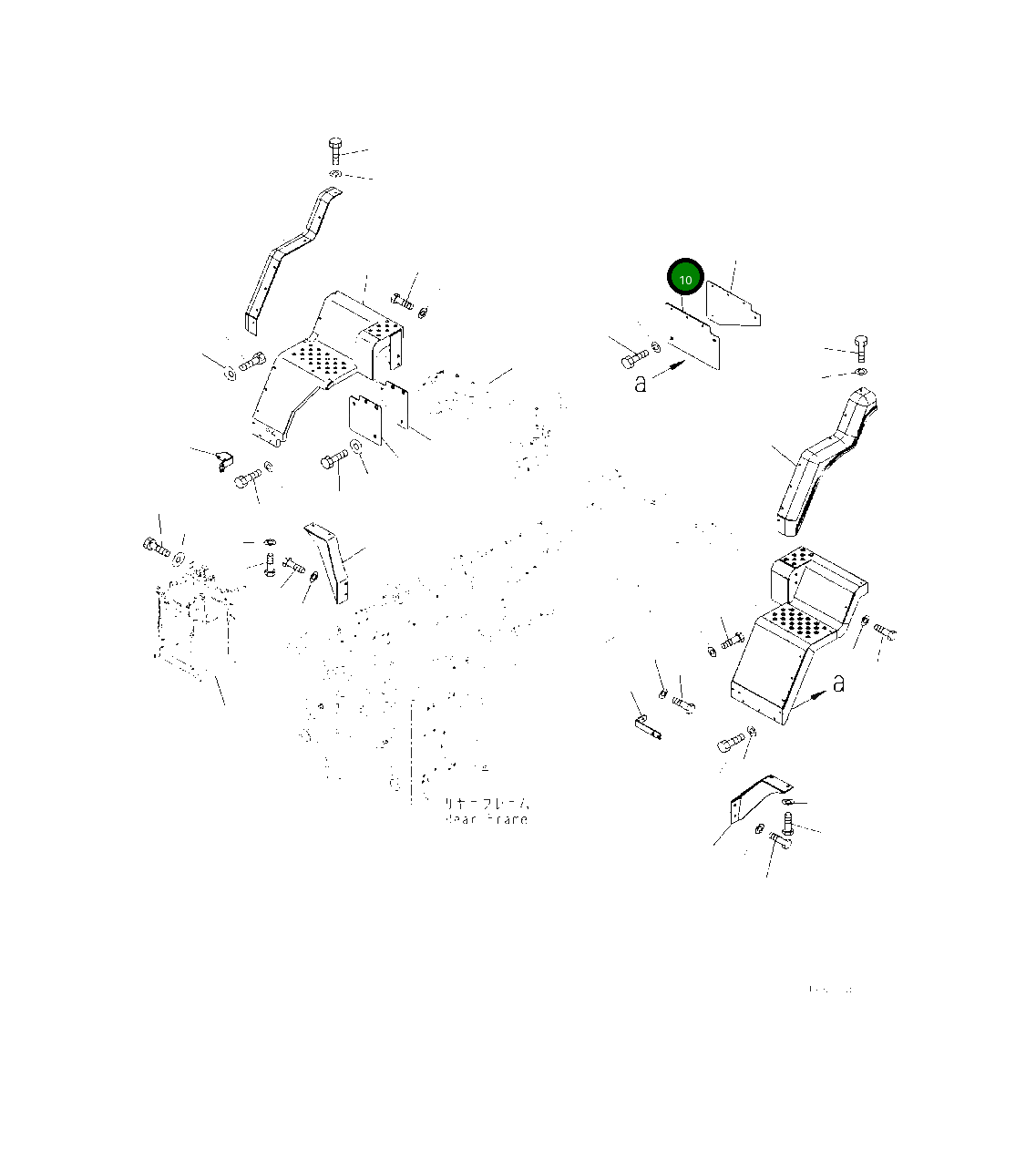 Лист 419-54-54751 Komatsu