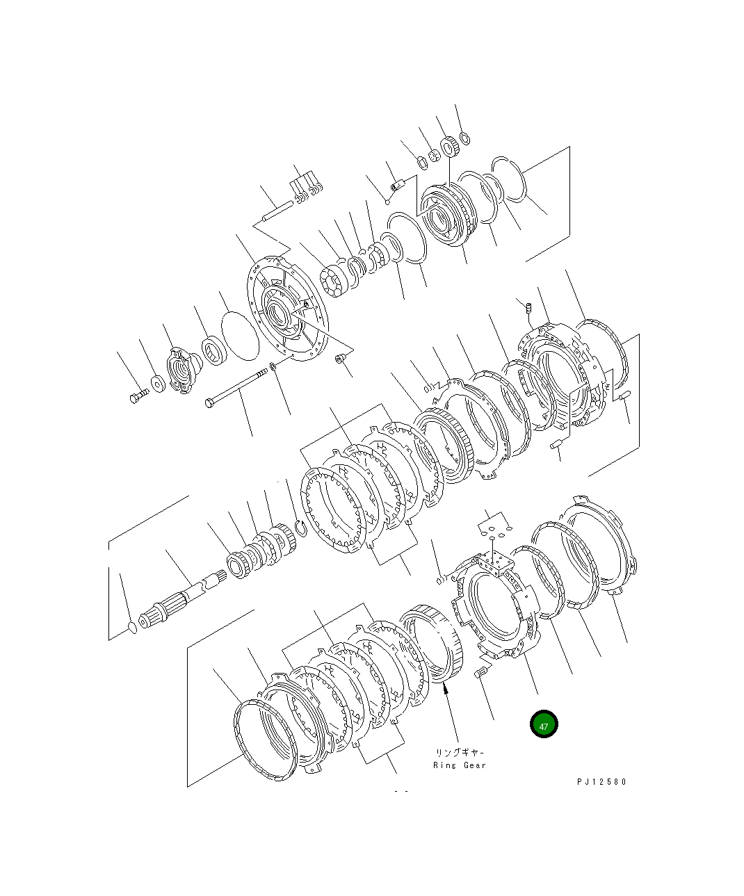 Корпус 154-15-41150 Komatsu