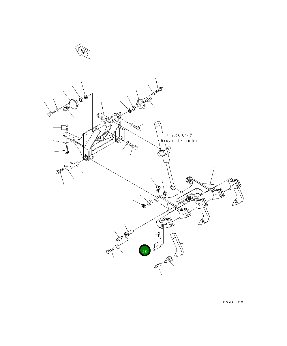 Палец 238-785-1330 Komatsu