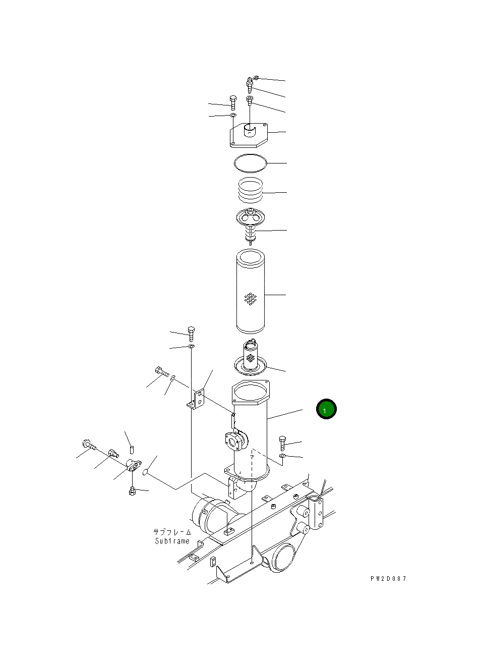 Корпус 56D-84-11140 Komatsu