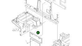 Лист 198-54-73351 Komatsu