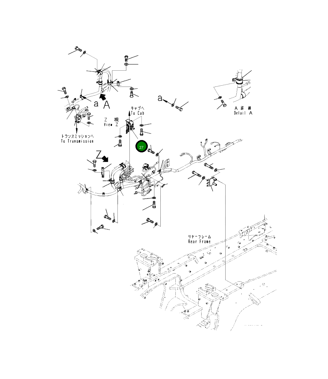 Кронштейн 423-06-52380 Komatsu