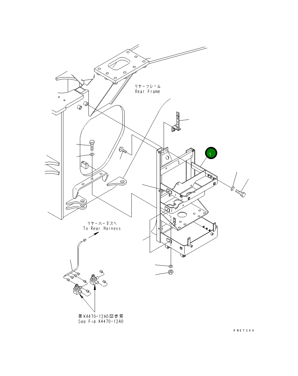 Кронштейн 426-T86-2620 Komatsu