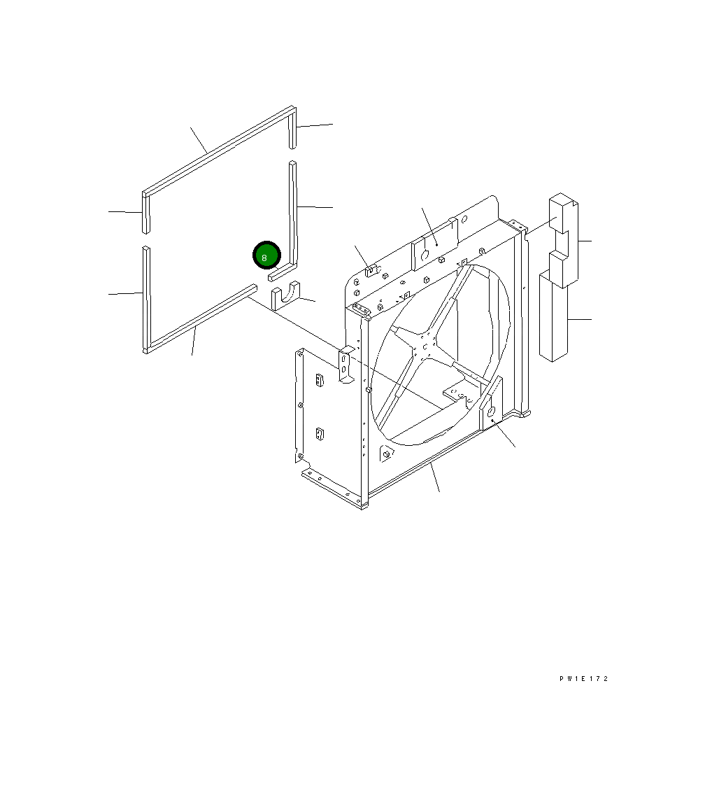 Лист 21N-03-31980 Komatsu