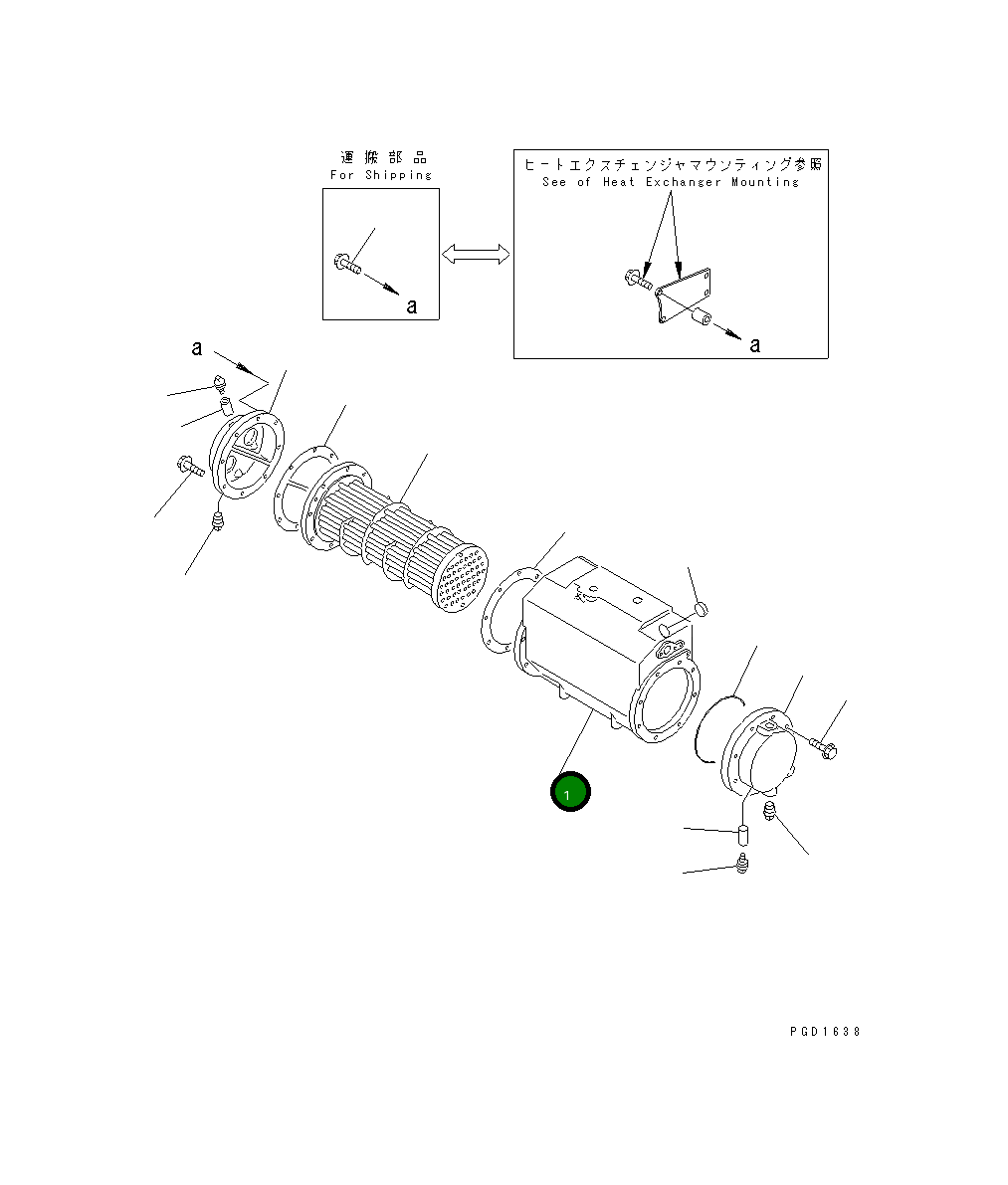 Корпус 6212-65-7311 Komatsu