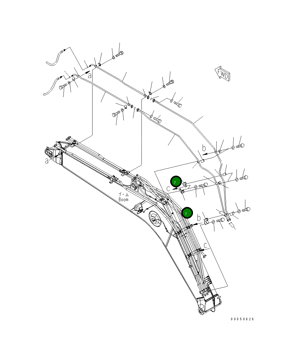 Кронштейн 21K-62-75741 Komatsu