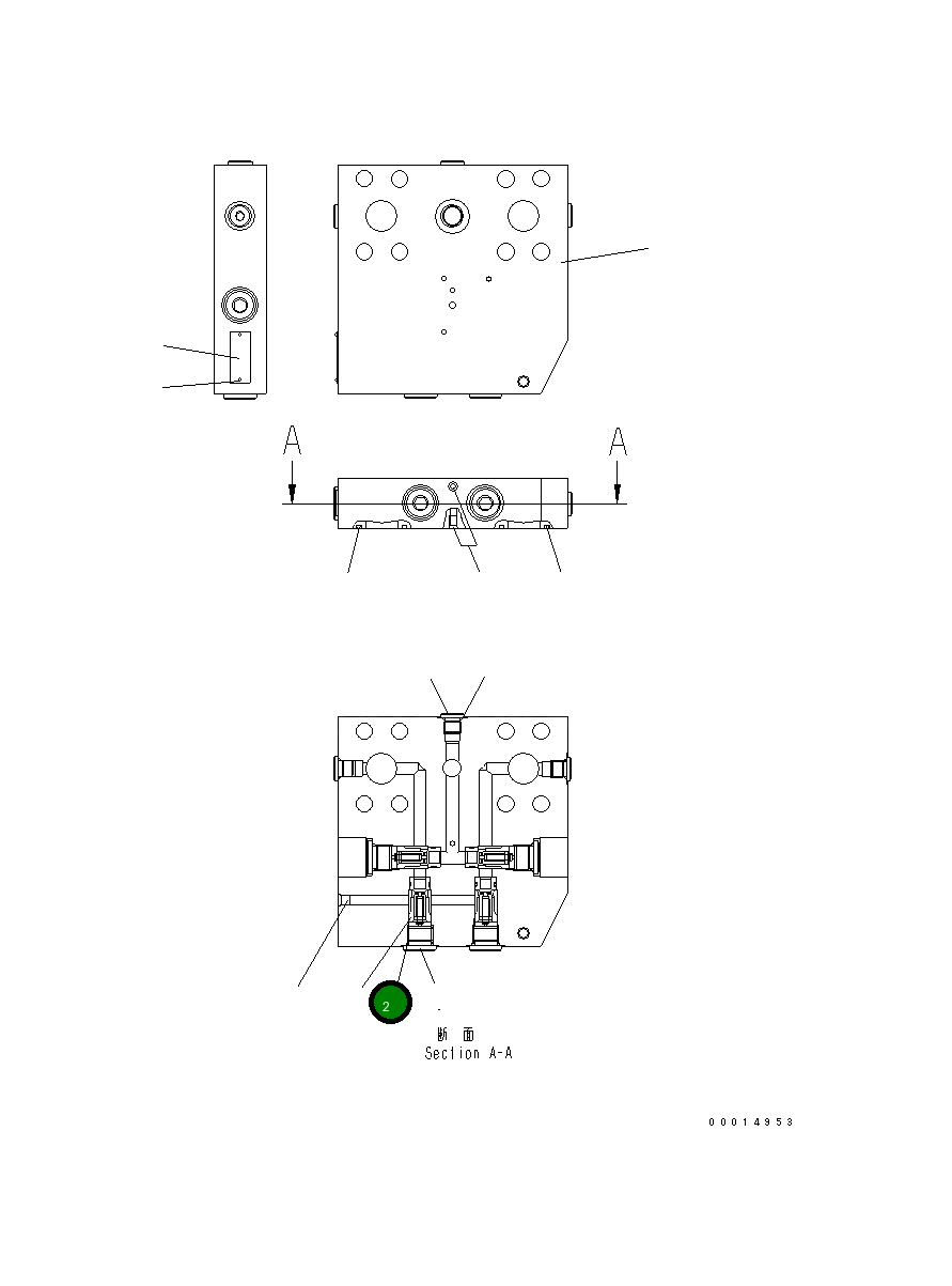 Обратный клапан UC4803445499 Komatsu