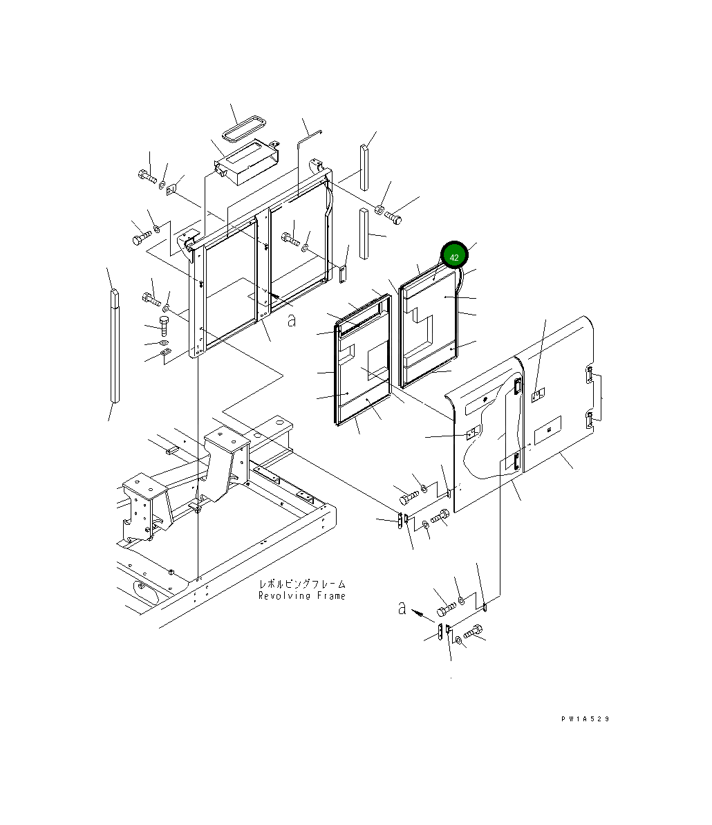 Лист 21M-54-16560 Komatsu