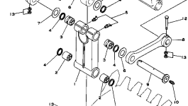 Палец 205-70-67131 Komatsu
